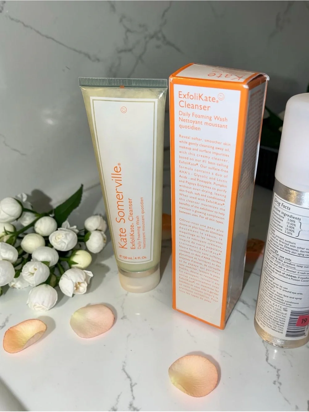 Kate Somerville White and Yellow SPF Face Mist Primer